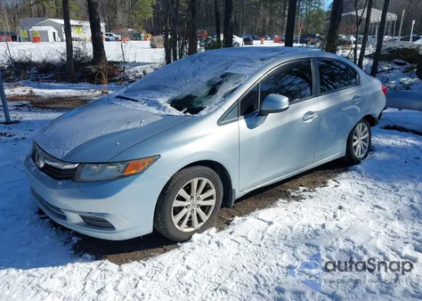 2012 Honda Civic Ex from USA, damaged, VIN 2HGFB2F8XCH527526